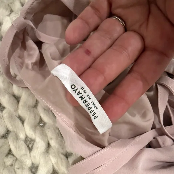 Peppermayo Soft Pink A-Line Dress - Picture 4 of 7